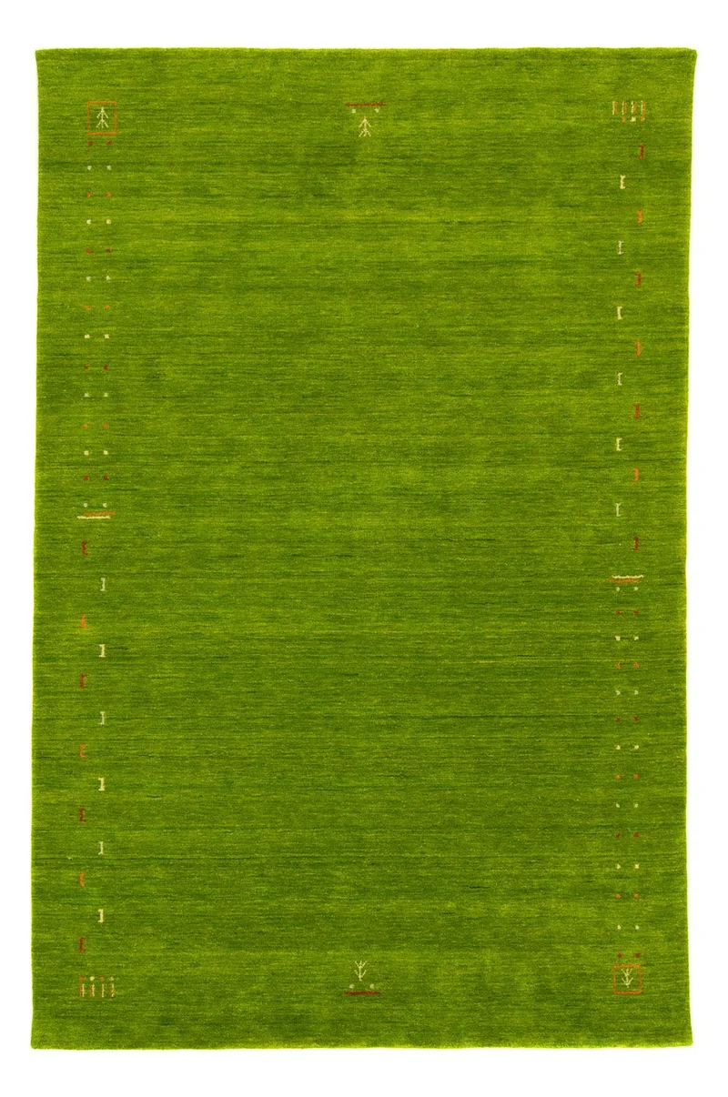 Gabbeh Teppich - Indus 40 x 60 cm - grün