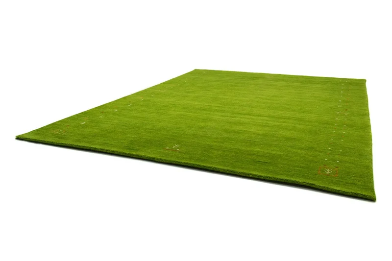 Gabbeh Teppich - Indus 40 x 60 cm - grün