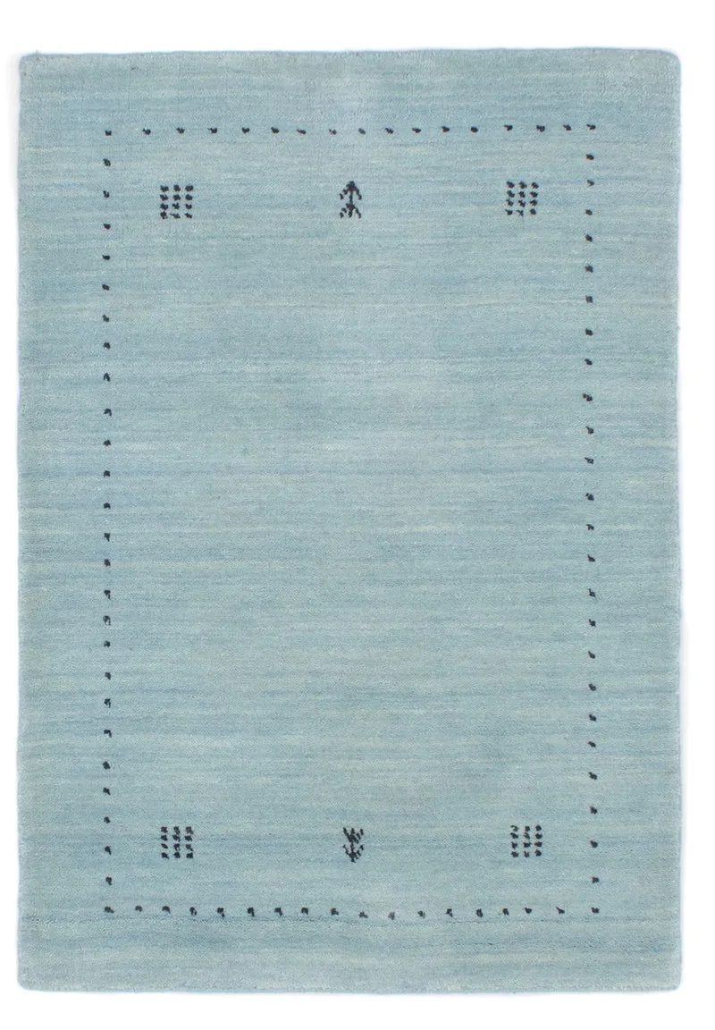 Gabbeh Teppich - Softy 65 x 95 cm - türkis