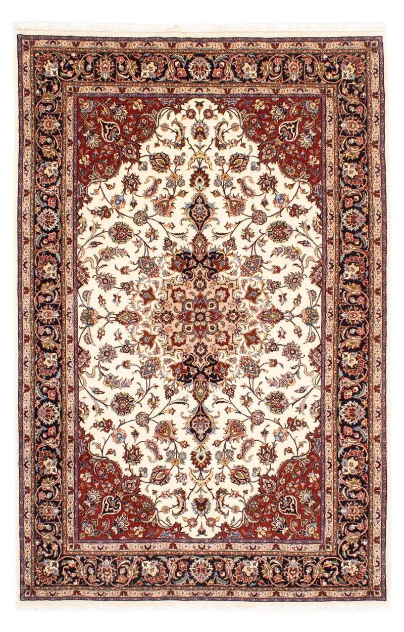Kaschmar Teppich 200x300cm - Perserteppich - beige