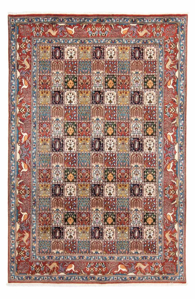 Moud Teppich 198x293cm - Perserteppich - rot