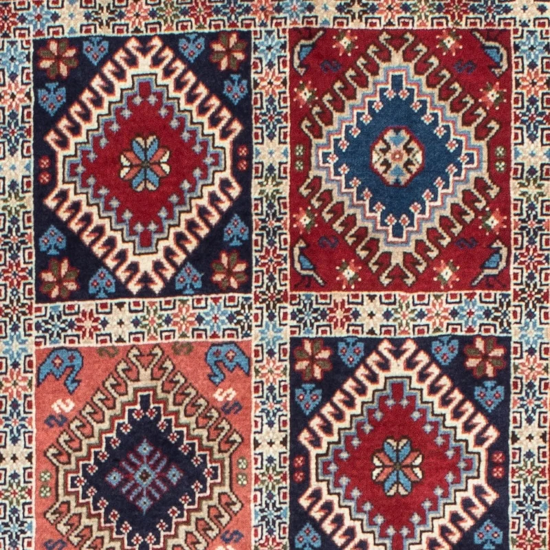 Yalameh Teppich 80x190cm - Perserteppich - hellrot