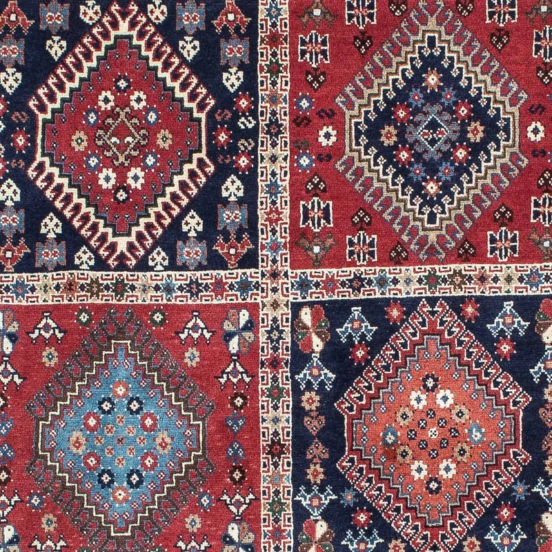 Yalameh Teppich 100x145cm - Perserteppich - rot