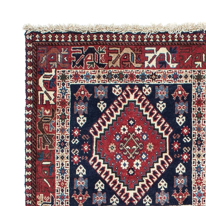 Yalameh Teppich 100x145cm - Perserteppich - rot