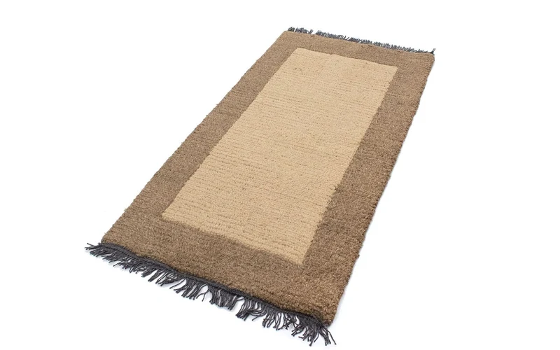 Nepal Teppich 70 x 140 cm - beige
