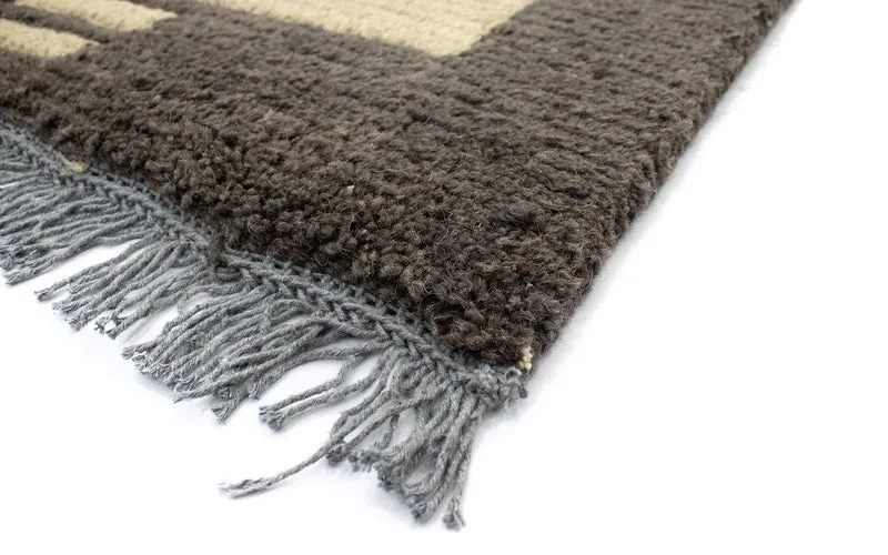 Nepal Teppich 70 x 140 cm - beige
