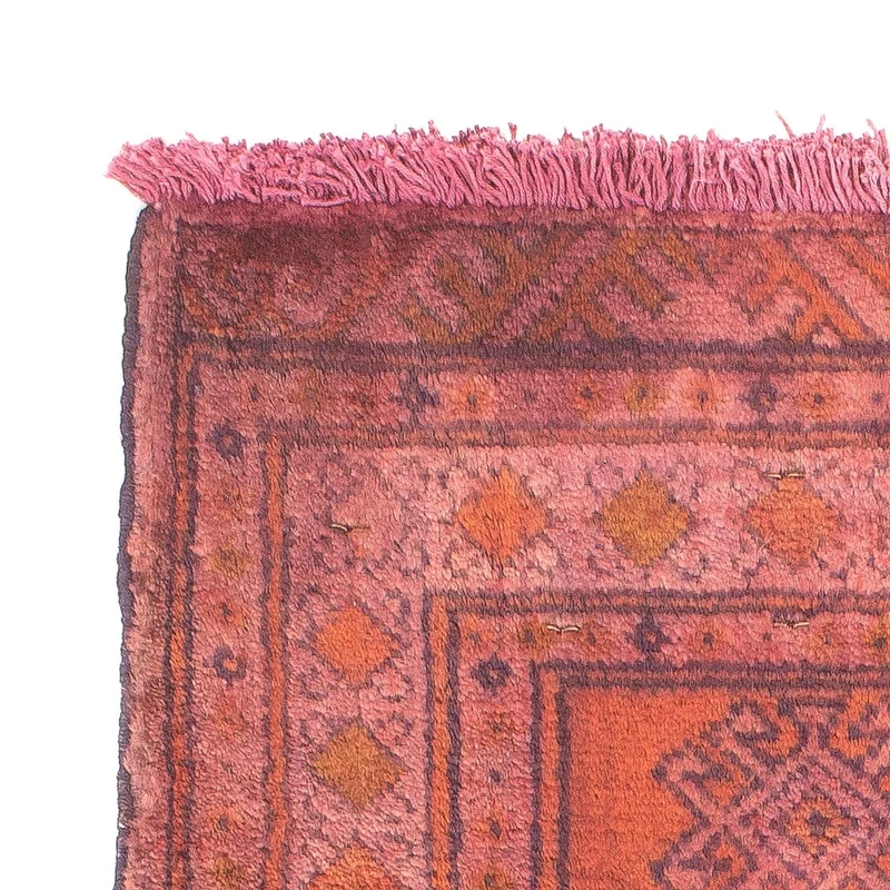 Orientteppich 67 x 80 cm - hellrot