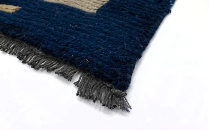 Nepal Teppich 70 x 140 cm - braun