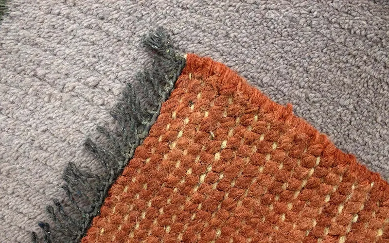 Nepal Teppich 70 x 140 cm - rosa