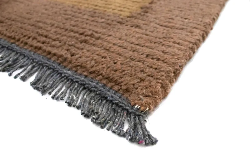 Nepal Teppich 70 x 140 cm - braun