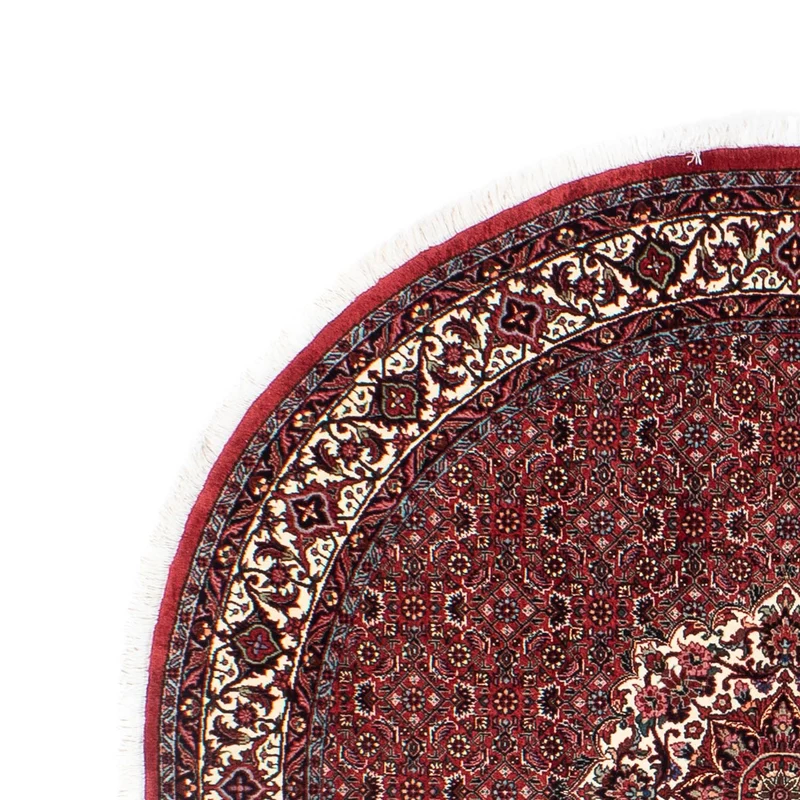 Bidjar Teppich 150x150cm - Perserteppich - dunkelrot