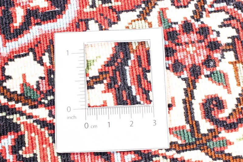 Bidjar Teppich 150x150cm - Perserteppich - dunkelrot