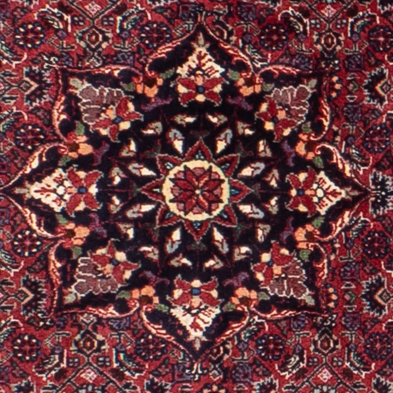 Bidjar Teppich 150x150cm - Perserteppich - dunkelrot