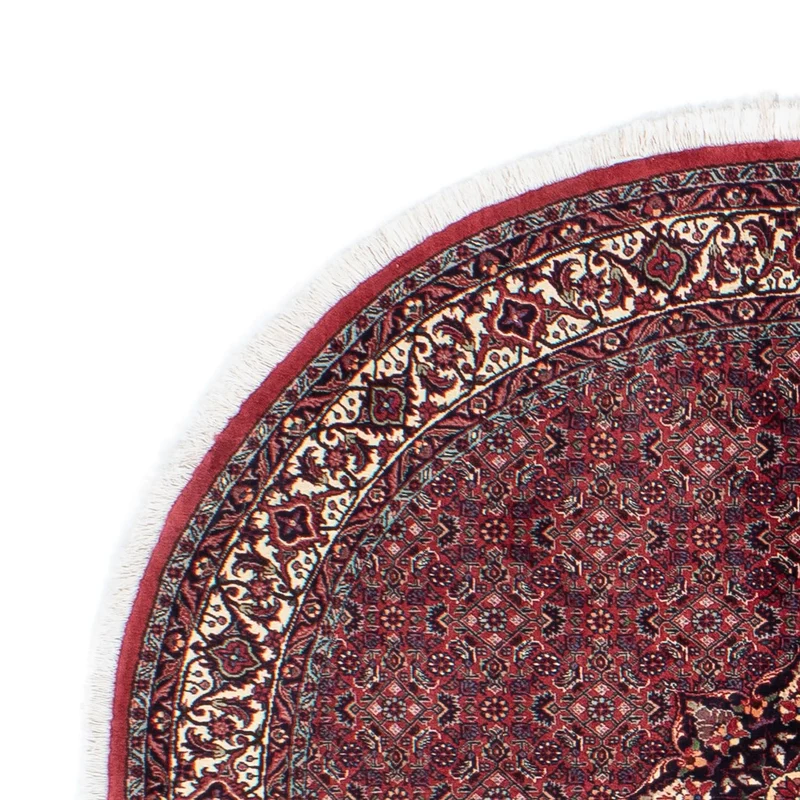 Bidjar Teppich 150x150cm - Perserteppich - dunkelrot