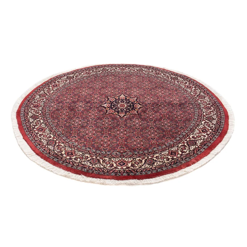 Bidjar Teppich 150x150cm - Perserteppich - dunkelrot