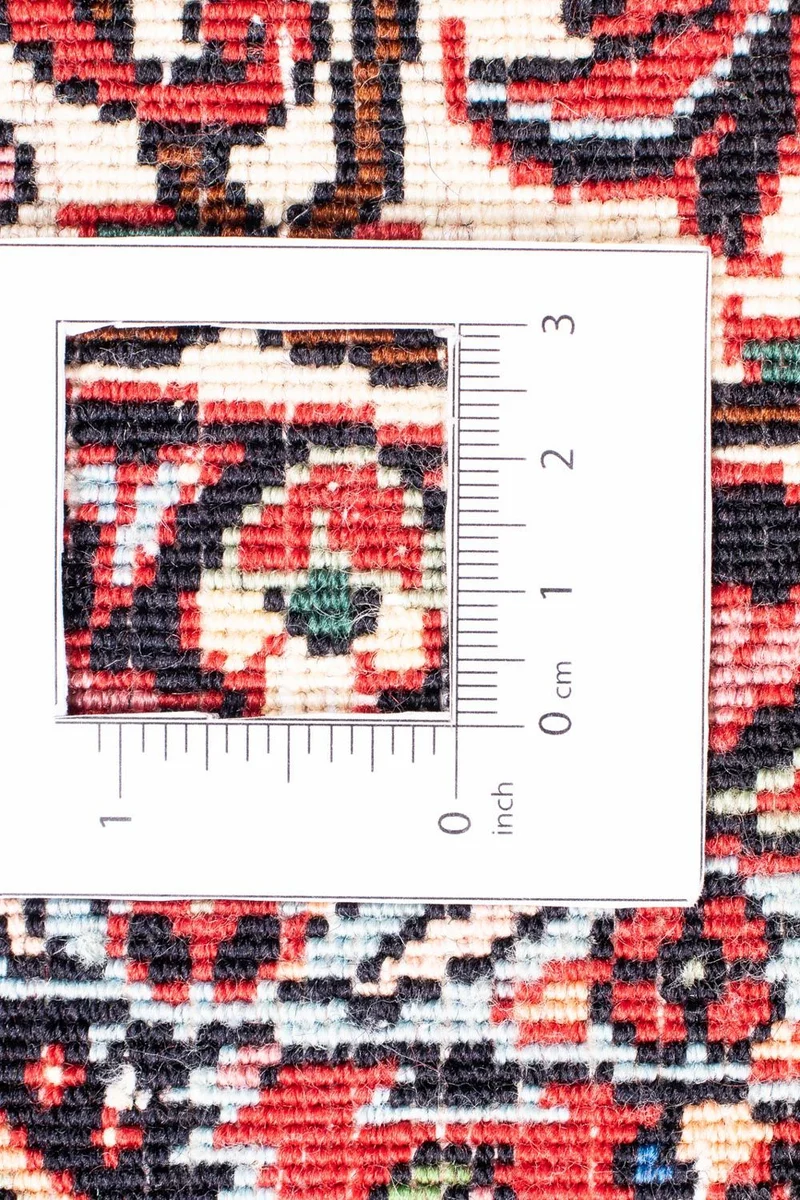 Bidjar Teppich 150x150cm - Perserteppich - dunkelrot