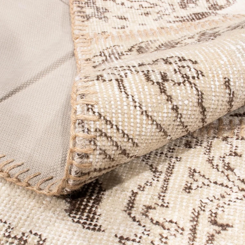 Patchwork Teppich 170x240cm - Orientteppich - hellbraun