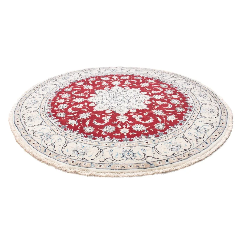 Nain Teppich 250x250cm - Perserteppich - rot