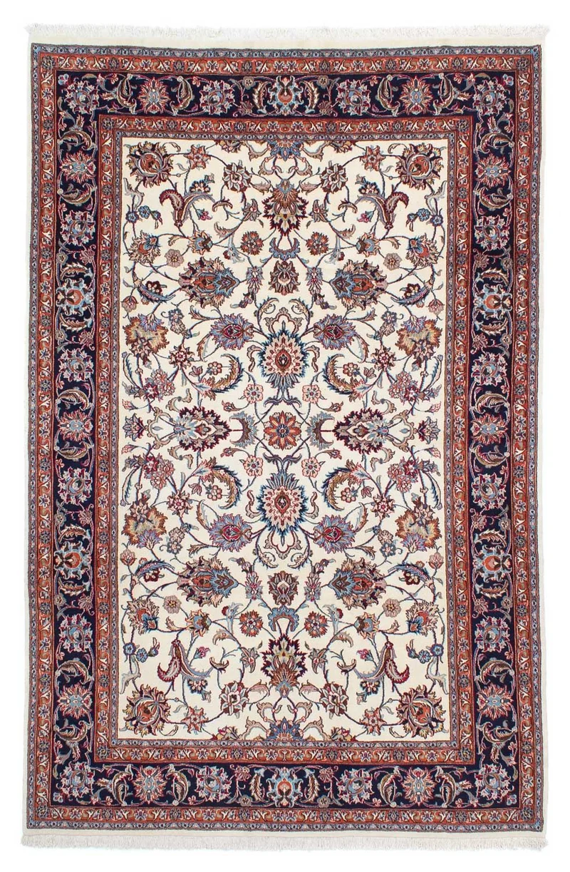 Maschad Teppich 200x295cm - Perserteppich - beige