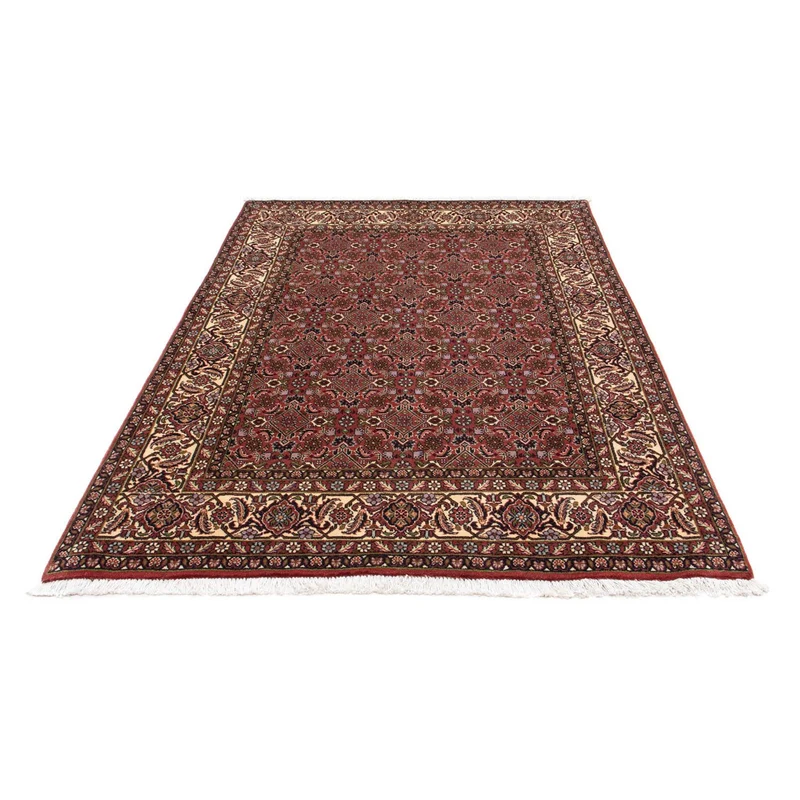 Bidjar - Zanjan Teppich 139x208cm - Perserteppich - rot