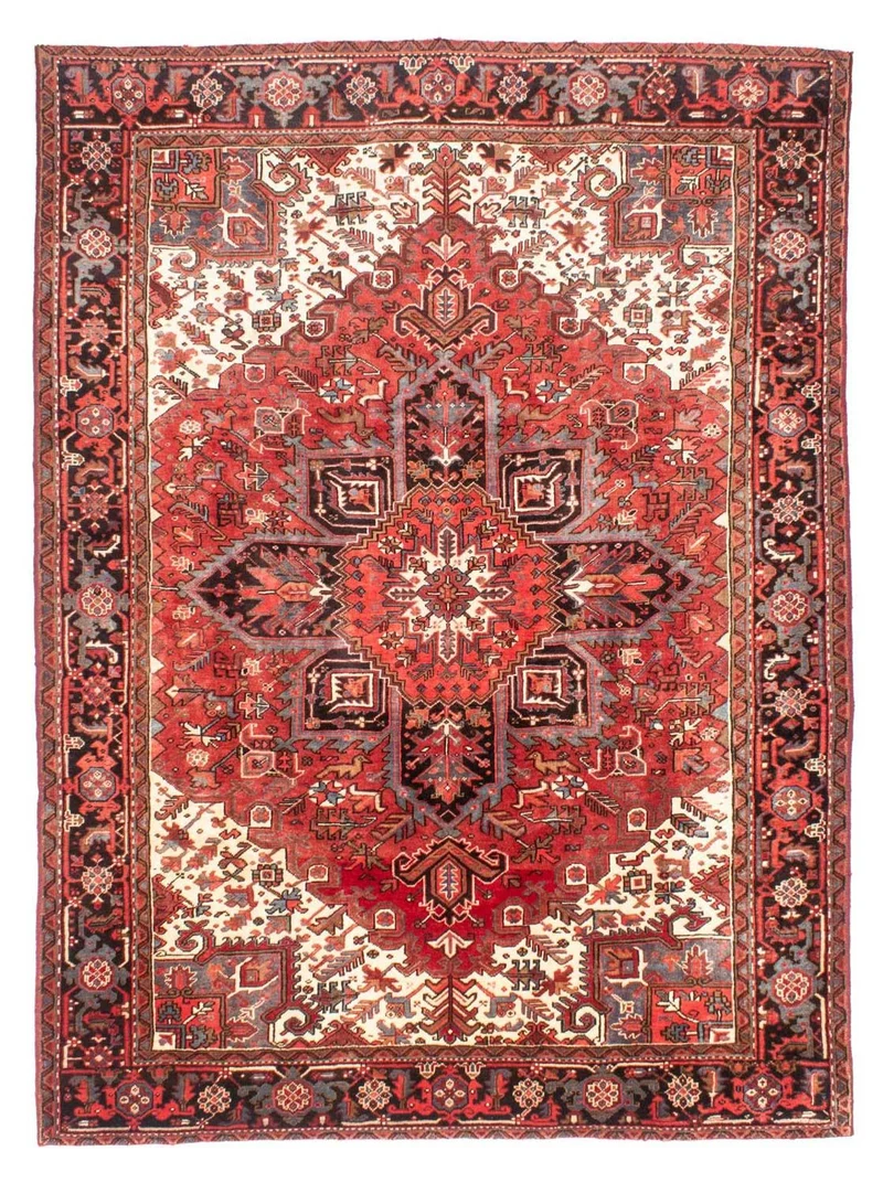 Heriz Teppich 215x300cm - Perserteppich - rot