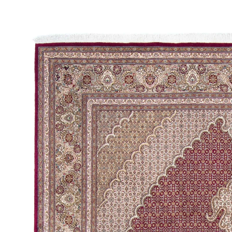 Täbriz Teppich 200x308cm - Perserteppich - dunkelrot