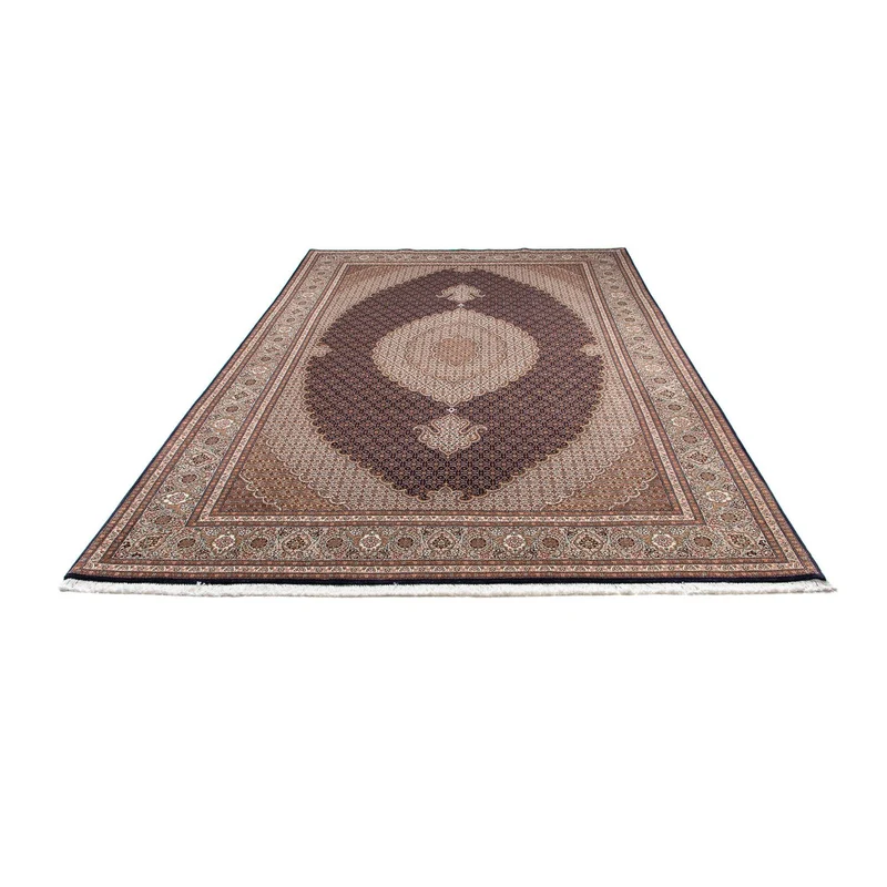 Täbriz Teppich 200x310cm - Perserteppich - dunkelblau