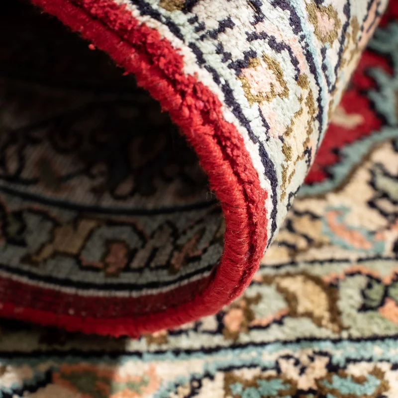 Kaschmar Teppich 62x95cm - Orientteppich - dunkelrot