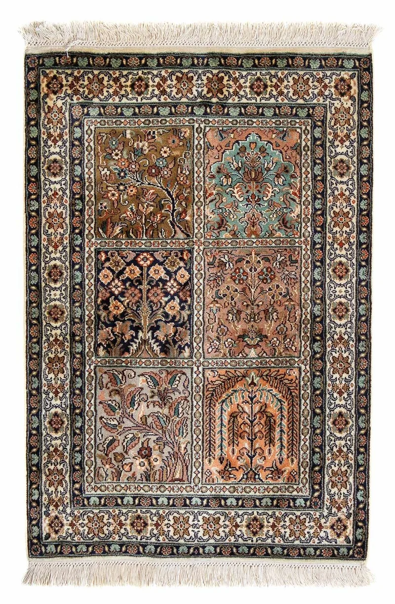 Kaschmar Teppich 62x89cm - Perserteppich - mehrfarbig