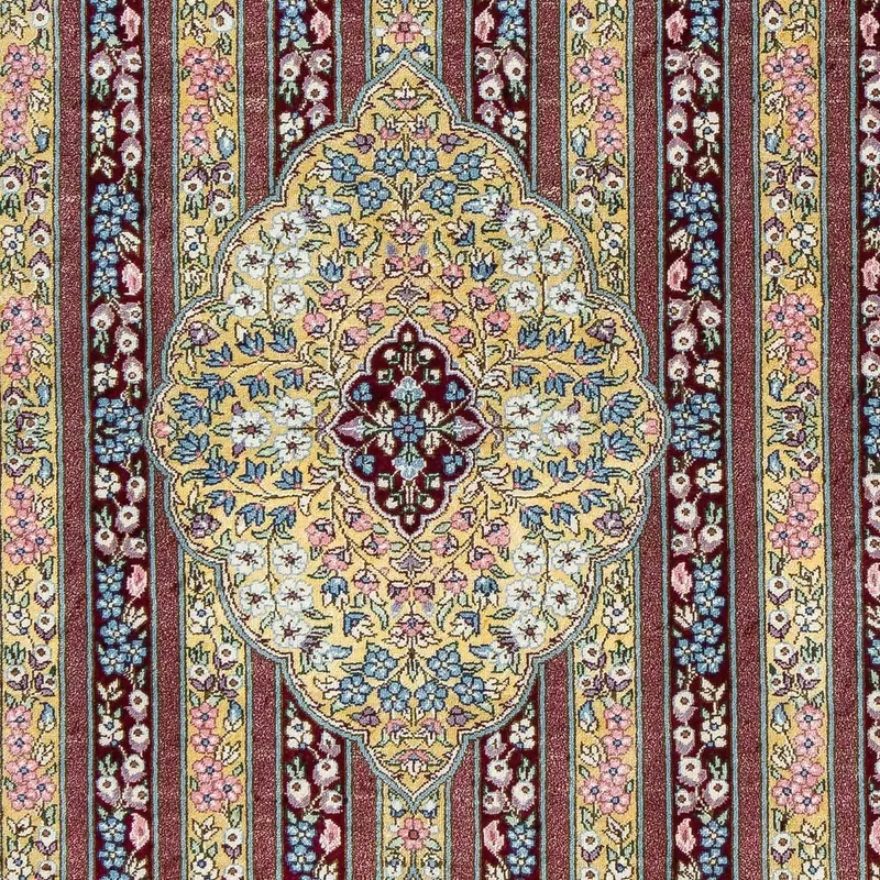 Ghom Teppich 60x86cm - Perserteppich - mehrfarbig