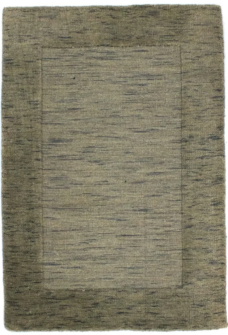 Wollteppich 60x90cm - grau