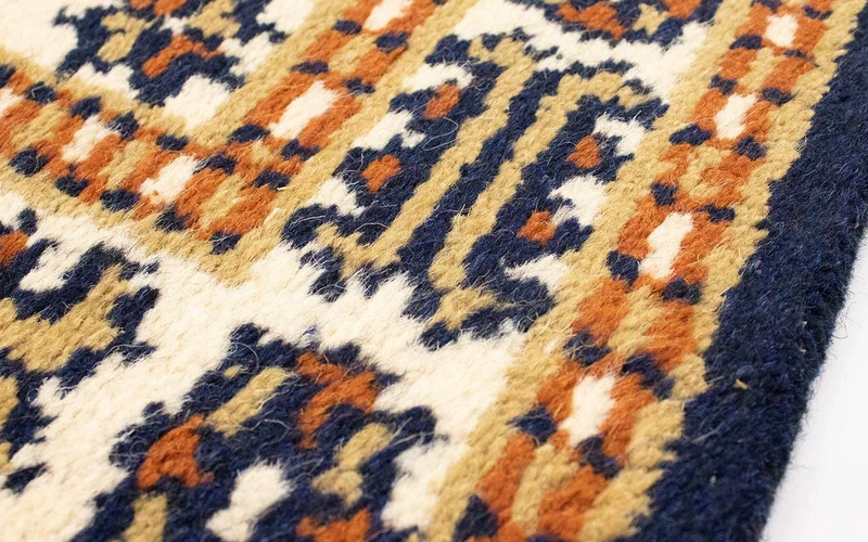 Orientteppich 60 x 90 cm - dunkelblau
