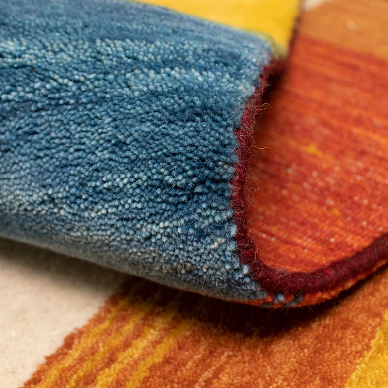 Gabbeh Teppich Softy 200x300cm - Wollteppich - mehrfarbig
