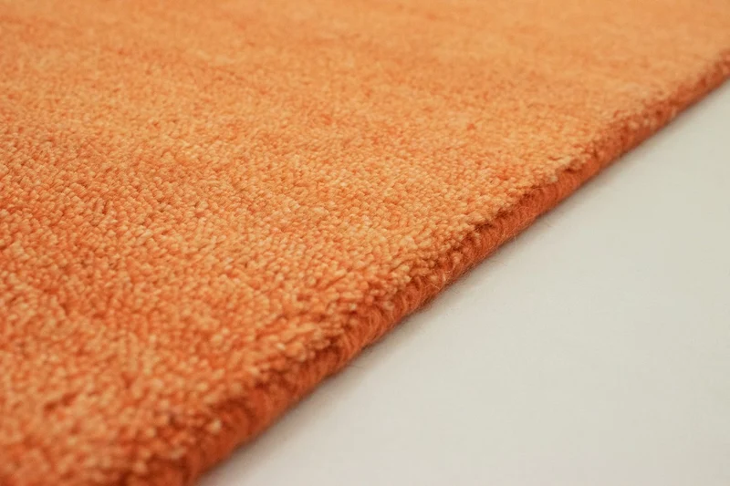 Gabbeh Teppich Indus 80x200cm - Wollteppich - orange