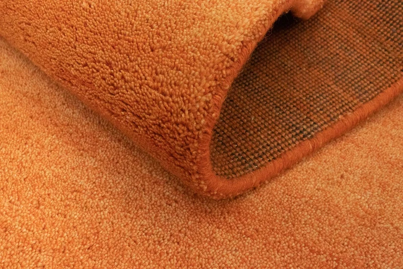 Gabbeh Teppich Indus 80x200cm - Wollteppich - orange