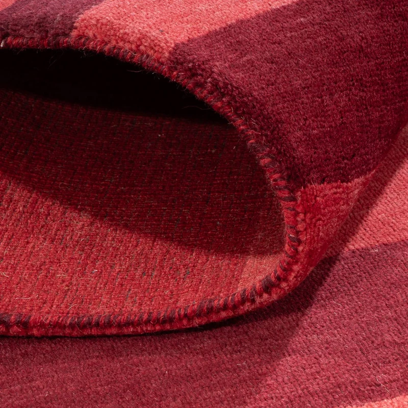 Loribaft Loom Teppich 120x185cm - Wollteppich - rot