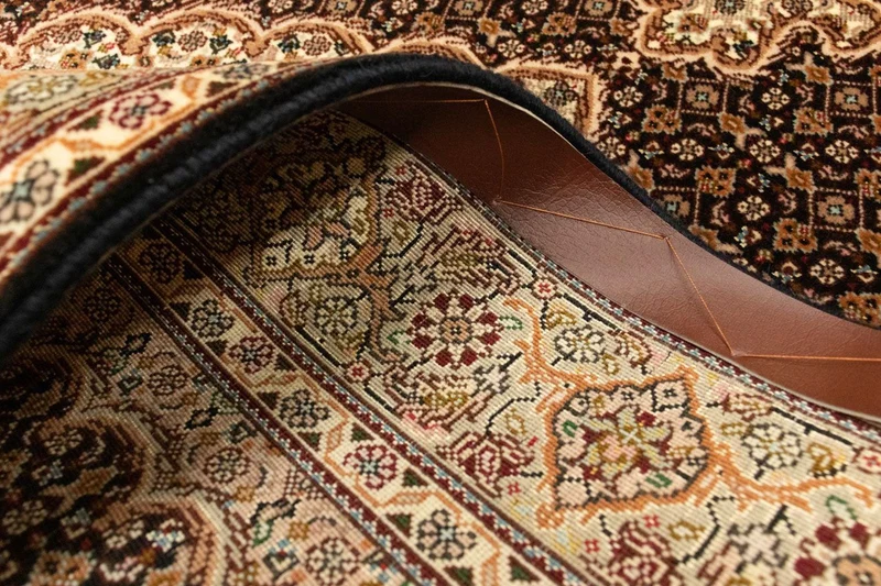 Täbriz - 50 Raj Teppich 102x148cm - Perserteppich - dunkelblau