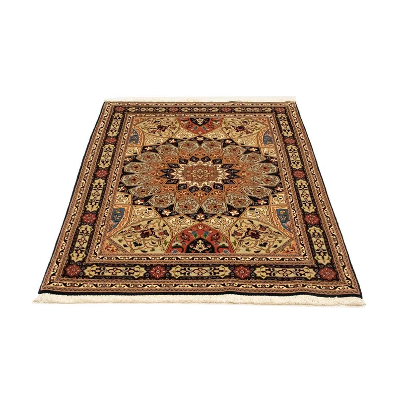 Täbriz - 50 Raj Teppich 102x151cm - Perserteppich - mehrfarbig