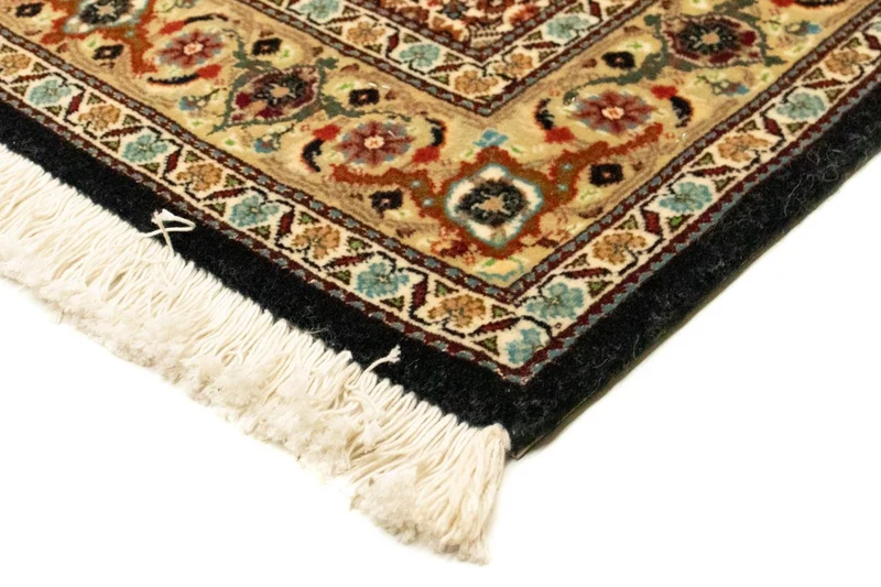 Täbriz - 50 Raj Teppich 82x129cm - Perserteppich - dunkelblau