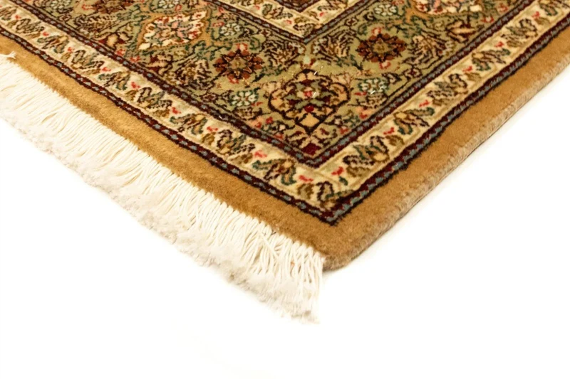 Täbriz - 50 Raj Teppich 103x154cm - Perserteppich - braun