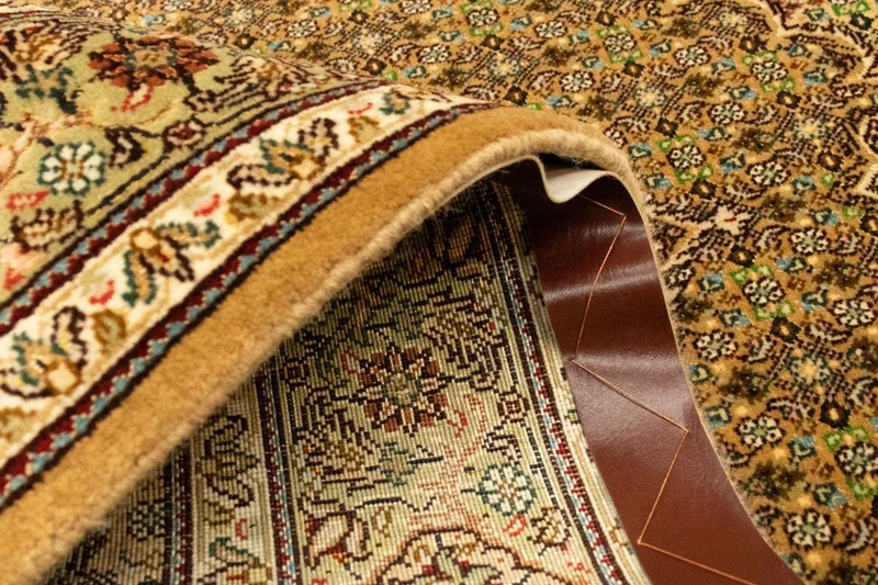 Täbriz - 50 Raj Teppich 103x154cm - Perserteppich - braun