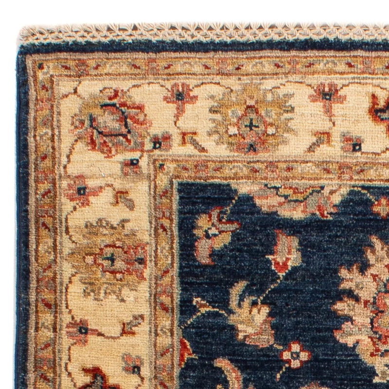 Ziegler Teppich 83x122cm - Orientteppich - dunkelblau