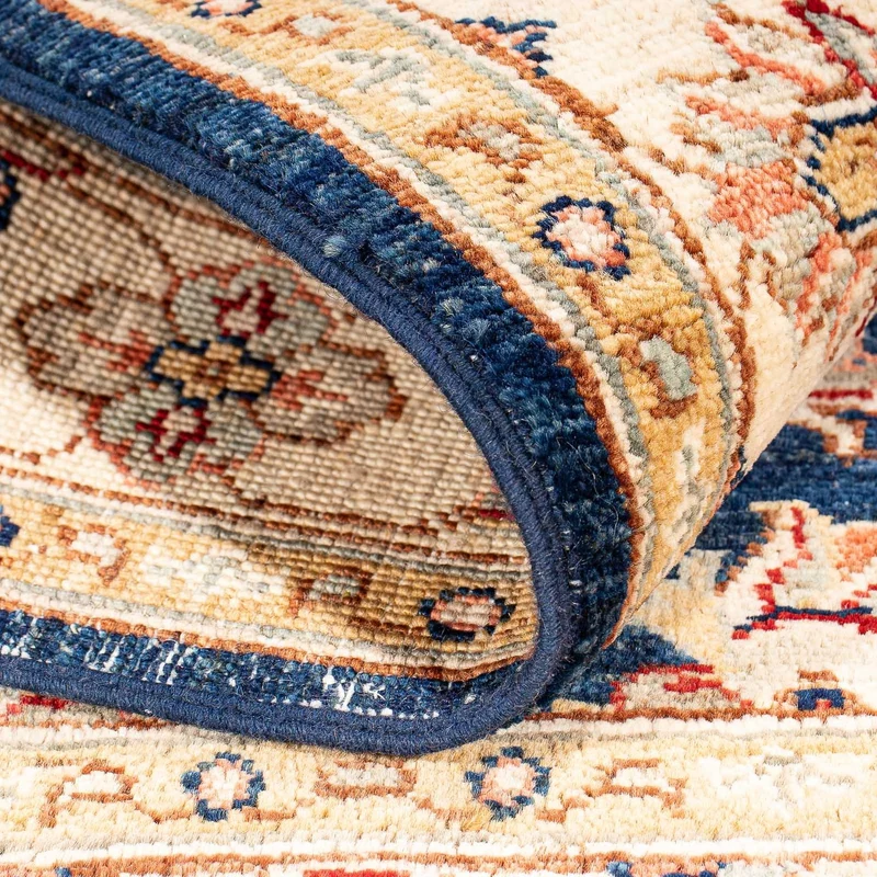 Ziegler Teppich 79x124cm - Orientteppich - dunkelblau