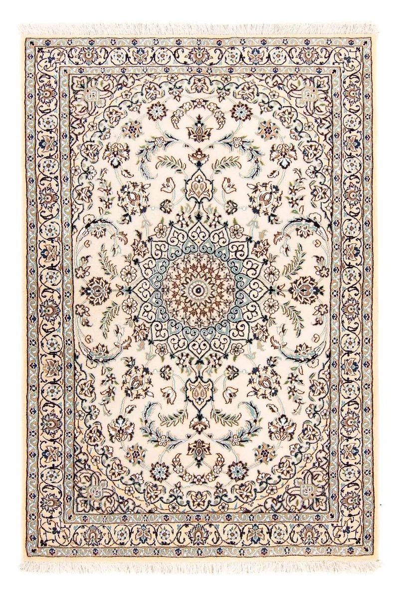 Nain - 9La Teppich 113x175cm - Perserteppich - beige