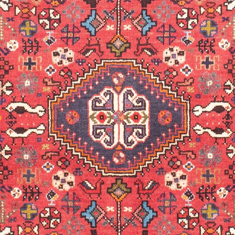 Shiraz Teppich 103x144cm - Perserteppich - rot