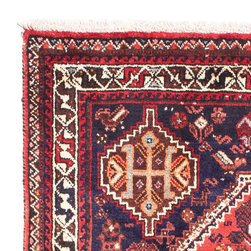 Shiraz Teppich 118x164cm - Perserteppich - dunkelblau