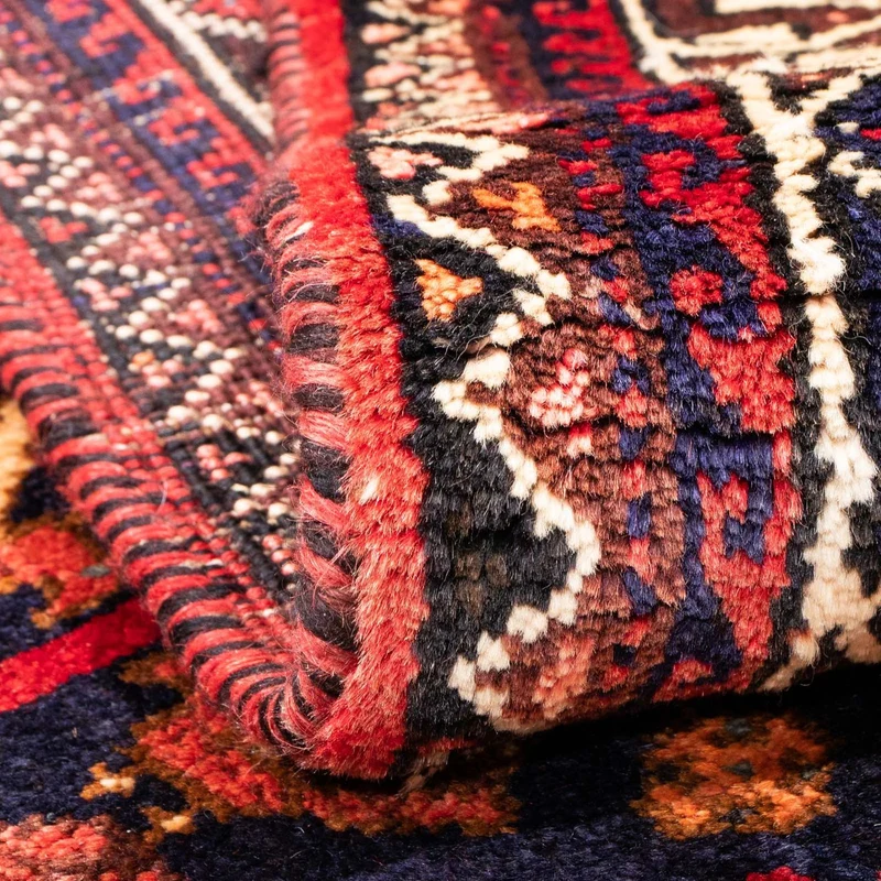Shiraz Teppich 118x164cm - Perserteppich - dunkelblau