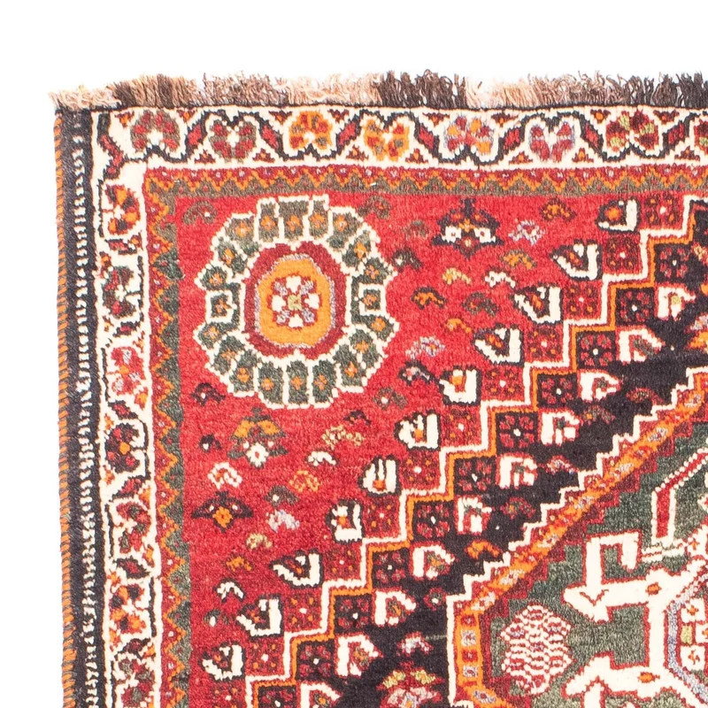 Shiraz Teppich 113x157cm - Perserteppich - dunkelblau