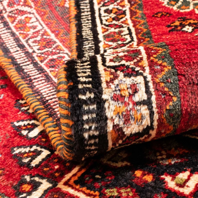 Shiraz Teppich 113x157cm - Perserteppich - dunkelblau