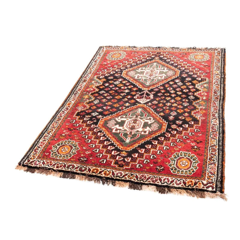 Shiraz Teppich 113x157cm - Perserteppich - dunkelblau